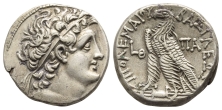 Ptolemaic Kingdom of Egypt; Kleopatra III & Ptolemy IX Soter II (Lathyros) AR Tetradrachm. Ptolemaic Kingdom of Egypt; Kleopatra III & Ptolemy IX Soter II (Lathyros) AR Tetradrachm.