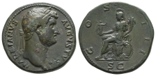 Hadrian AE Sestertius. Hadrian AE Sestertius.