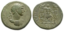 Trajan AE Dupondius. Trajan AE Dupondius.