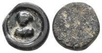 Byzantine Glass Coin Weight of a Tremissis. Byzantine Glass Coin Weight of a Tremissis.