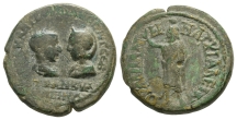 Gordian III and Tranquillina AE 28mm of Anchialus, Thrace. Gordian III and Tranquillina AE 28mm of Anchialus, Thrace.