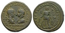 Gordian III and Tranquillina AE Pentassarion or 5 Assaria of Marcianopolis, Moesia Inferior. Gordian III and Tranquillina AE Pentassarion or 5 Assaria of Marcianopolis, Moesia Inferior.