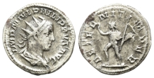 Philip II AR Antoninianus. Philip II AR Antoninianus.