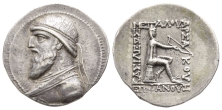 Kings of Parthia, Mithradates II AR Tetradrachm. Kings of Parthia, Mithradates II AR Tetradrachm.