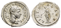 Elagabalus AR Denarius. Elagabalus AR Denarius.