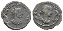 Aurelian, with Vabalathus, BI Antoninianus. Aurelian, with Vabalathus, BI Antoninianus.