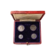 Great Britain. Saxe-Coburg-Gotha, Edward VII AR Maundy Money Set. Great Britain. Saxe-Coburg-Gotha, Edward VII AR Maundy Money Set.