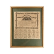 United States of America. Framed Confederate 100 Dollar Bond and Interest Coupons. United States of America. Framed Confederate 100 Dollar Bond and Interest Coupons.