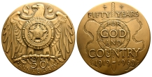 United States of America AE Commemorative Medal. United States of America AE Commemorative Medal.