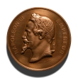 France. Second Empire, Napoléon III AE Restrike Medal. France. Second Empire, Napoléon III AE Restrike Medal.