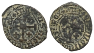 Crusader States. Cyprus (Lusignan Kingdom), James II AE Sixain. Crusader States. Cyprus (Lusignan Kingdom), James II AE Sixain.