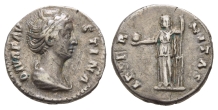Diva Faustina I AR Denarius. Diva Faustina I AR Denarius.