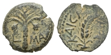 Judaea, Procurators. Marcus Ambibulus AE Prutah. Judaea, Procurators. Marcus Ambibulus AE Prutah.
