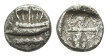 Phoenicia, Sidon. Uncertain king AR 1/16 Shekel. Phoenicia, Sidon. Uncertain king AR 1/16 Shekel.