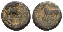 Nero AE 18mm of Antiochia ad Hippum, Decapolis. Nero AE 18mm of Antiochia ad Hippum, Decapolis.