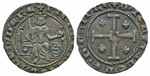 Crusader States. Cyprus (Lusignan Kingdom), Peter I AR Gros. Crusader States. Cyprus (Lusignan Kingdom), Peter I AR Gros.