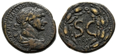 Trajan AE 28mm of Antioch, Seleucis and Pieria. Trajan AE 28mm of Antioch, Seleucis and Pieria.
