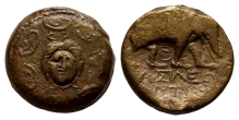 Seleukid Empire, Antiochos III AE 17mm. Seleukid Empire, Antiochos III AE 17mm.
