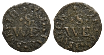 England. Middlesex, Chiswick. William Smeeth AE Farthing Token. England. Middlesex, Chiswick. William Smeeth AE Farthing Token.