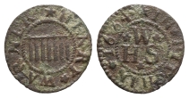 England. Hertfordshire, Hitchin. Henry Warmer AE Farthing Token. England. Hertfordshire, Hitchin. Henry Warmer AE Farthing Token.
