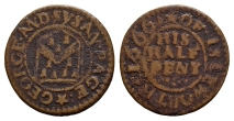 England. Middlesex, Isleworth. George and Susan Page AE Halfpenny Token. England. Middlesex, Isleworth. George and Susan Page AE Halfpenny Token.