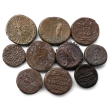 Group of Ten (10) Greek AE Coins. Group of Ten (10) Greek AE Coins.