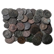 Group of Fifty (50) AE and AR Roman Coins. Group of Fifty (50) AE and AR Roman Coins.