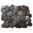 Group of Fifty (50) AE and AR Roman Coins. Group of Fifty (50) AE and AR Roman Coins.