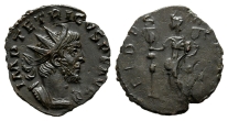 Tetricus I, Romano-Gallic Emperor BI Antoninianus. Tetricus I, Romano-Gallic Emperor BI Antoninianus.