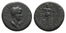 Poppaea, Augusta AE 16mm of Akmoneia, Phrygia. Poppaea, Augusta AE 16mm of Akmoneia, Phrygia.
