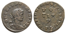 Crispus, as Caesar BI Nummus. Crispus, as Caesar BI Nummus.