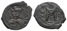 Tiberius III (Apsimar) AE 40 Nummi of Follis. Tiberius III (Apsimar) AE 40 Nummi of Follis.