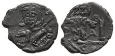 Tiberius III (Apsimar) AE 40 Nummi of Follis. Tiberius III (Apsimar) AE 40 Nummi of Follis.