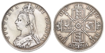 Great Britain. Hanover, Victoria AR Double Florin. Great Britain. Hanover, Victoria AR Double Florin.