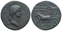 Reproduction of an AE Sestertius of Agrippina I. Reproduction of an AE Sestertius of Agrippina I.