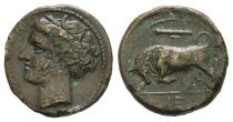 Sicily, Syracuse, Hieron II AE. Sicily, Syracuse, Hieron II AE.