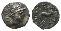 Da Yuezhi Rulers of Baktria, Sapadbizes AR Hemidrachm. Da Yuezhi Rulers of Baktria, Sapadbizes AR Hemidrachm.