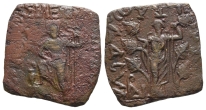 Indo-Skythian Kings, Azes AE 28mm. Indo-Skythian Kings, Azes AE 28mm.