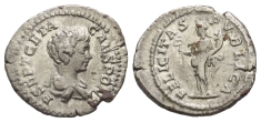 Geta, as Caesar AR Denarius. Geta, as Caesar AR Denarius.