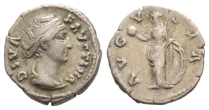 Diva Faustina I AR Denarius. Diva Faustina I AR Denarius.