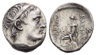Seleukid Empire, Antiochos II Theos AR Drachm. Seleukid Empire, Antiochos II Theos AR Drachm.