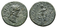 Trajan AE Assarion of Poemanenum, Mysia. Trajan AE Assarion of Poemanenum, Mysia.
