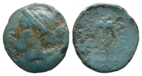 Seleukid Empire, Antiochos I Soter AE 18mm. Seleukid Empire, Antiochos I Soter AE 18mm.