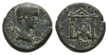 Diadumenian, as Caesar AE 16mm of Caesarea, Cappadocia. Diadumenian, as Caesar AE 16mm of Caesarea, Cappadocia.
