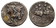 C. Servilius M. f. AR Denarius. C. Servilius M. f. AR Denarius.