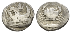 Sicily, Akragas AR Hemidrachm. Sicily, Akragas AR Hemidrachm.