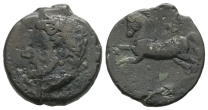 Kings of Numidia, Massinissa or Micipsa AE Unit. Kings of Numidia, Massinissa or Micipsa AE Unit.