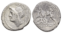 Q. Thermus M.f. AR Denarius. Q. Thermus M.f. AR Denarius.