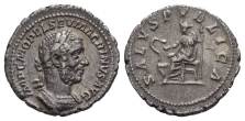 Macrinus AR Denarius. Macrinus AR Denarius.