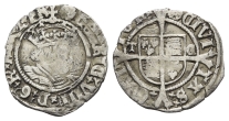 England. Tudor, Henry VIII AR Halfgroat. England. Tudor, Henry VIII AR Halfgroat.